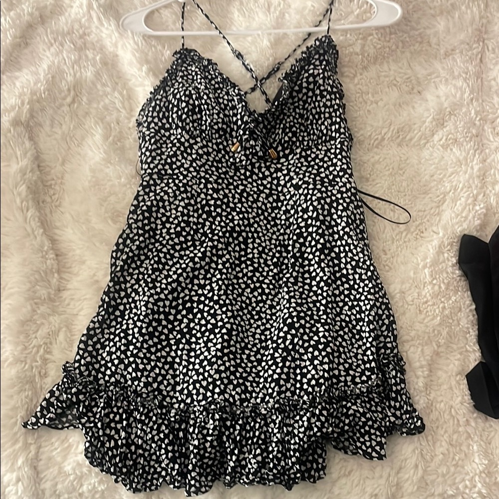 Skylar + Madison Black and White Mini Dress